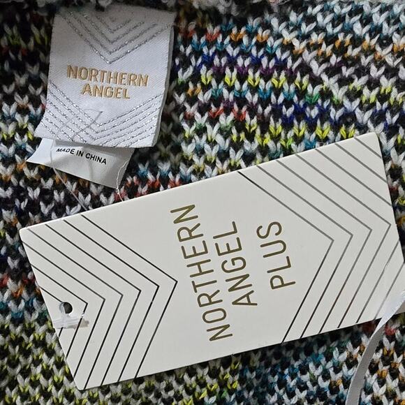 Northern Angel Aztec Tribal Print Shawl Collar Duster Cardigan‎ Coatigan Plus 2X - Picture 6 of 6